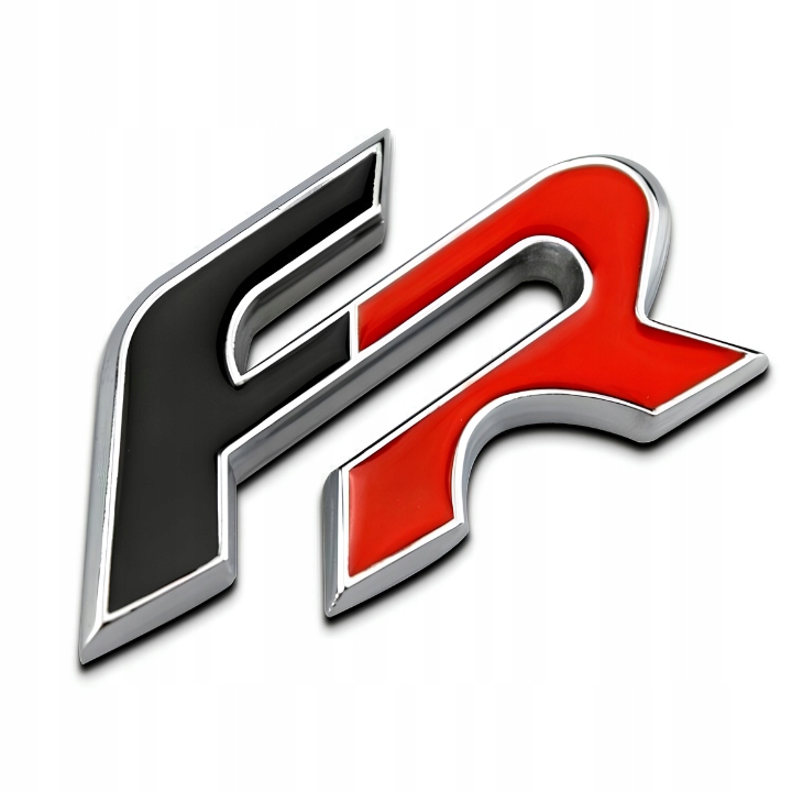 LOGO EMBLEMAT ZNACZEK DO SEAT FR CZARNO CZERWONY NA KLAPE TYŁ NOWY METAL