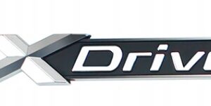 BMW XDRIVE METALOWY EMBLEMAT ZNACZEK CHROM