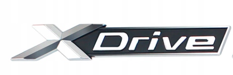 BMW XDRIVE METALOWY EMBLEMAT ZNACZEK CHROM