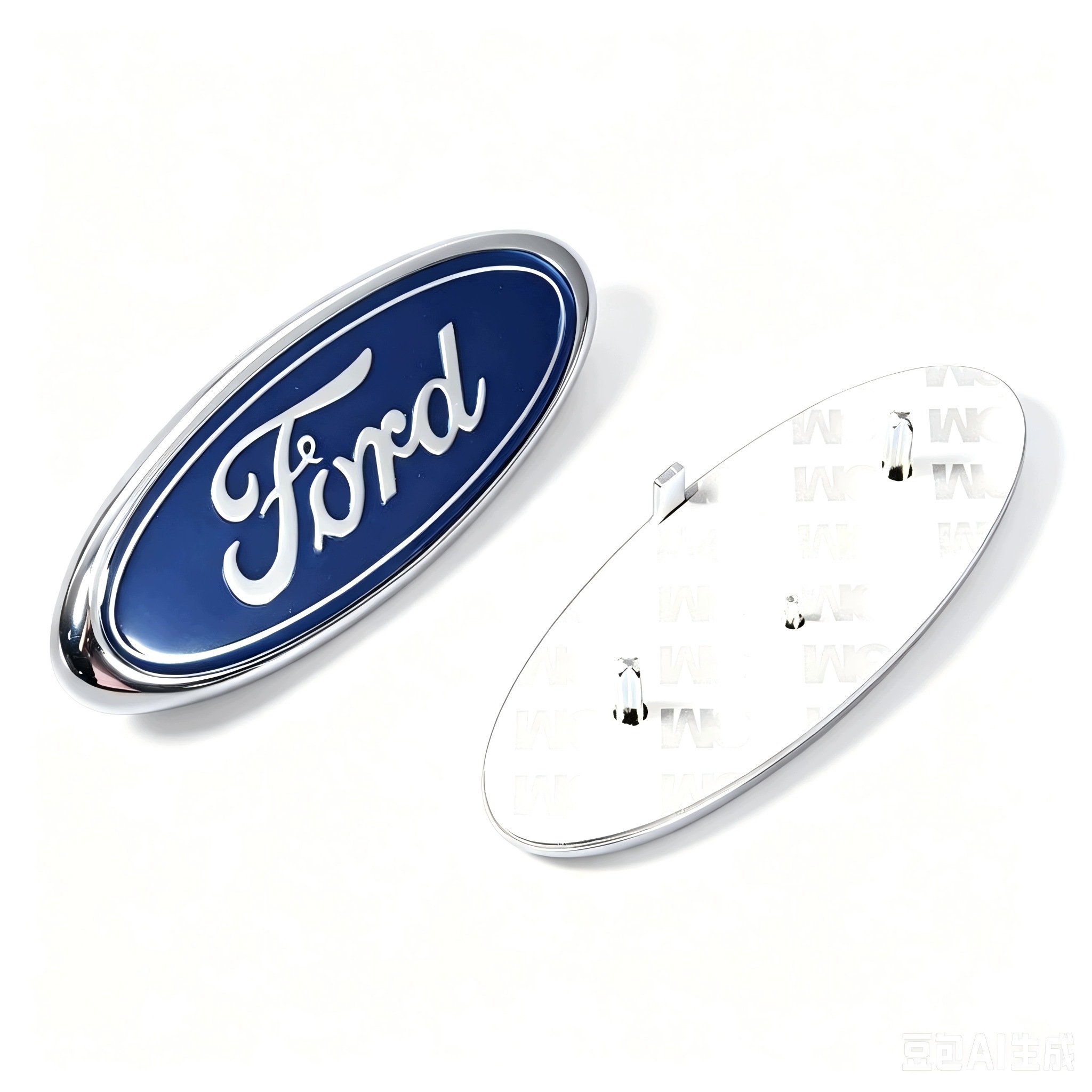 Emblemat Ford 147x57mm ABS zamiennik do tuningu grill klapa bagażnika