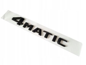 Емблема do Mercedes 4MATIC Black Glossy 3D