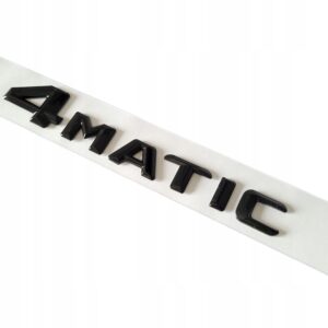 Emblemat do Mercedes 4MATIC Black Glossy 3D