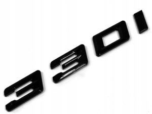 Emblemat BMW 330i tył czarny 1 szt.