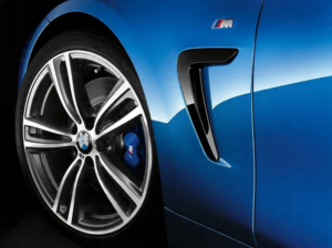 Emblemat BMW M Power 45 x 15 mm czarny