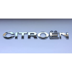Emblem Citroën napis 174 x 24 mm silver