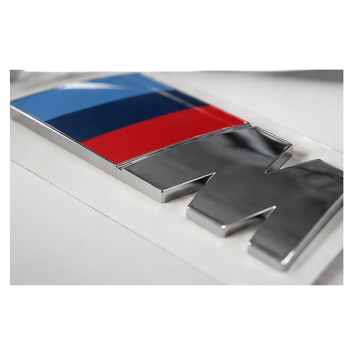 Emblemat BMW M Power E36 3D na klapę bagażnika chrom - obrazek 4