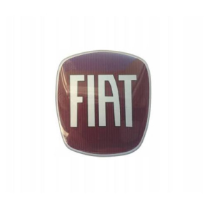 Naklejka na emblemat Fiat 89 x 82 mm (do znaczka 120 mm) czerwony