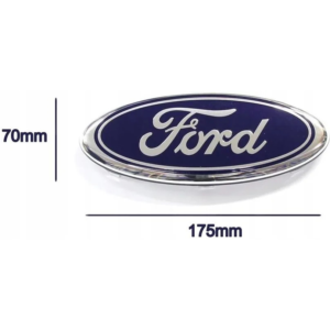 Emblemat Ford 175 x 70 mm niebieski