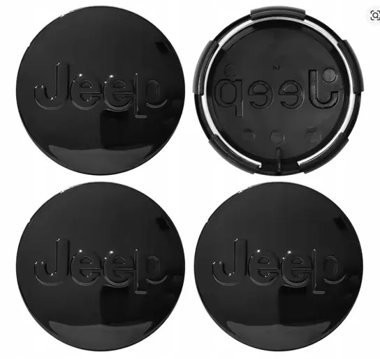 4x Dekielki Jeep 63 mm czarne