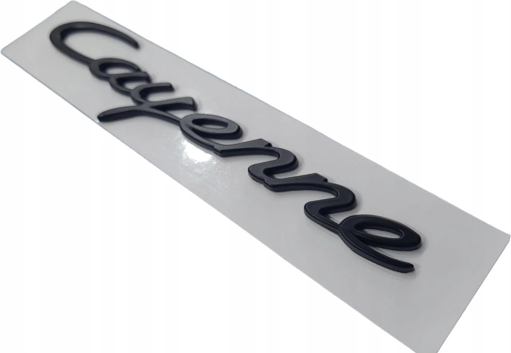 Emblemat Porsche Cayenne Black Edition