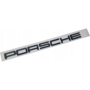 Emblemat Porsche długi czarny Black Edition
