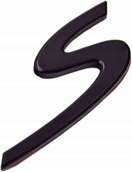 Emblemat Porsche S Black Edition