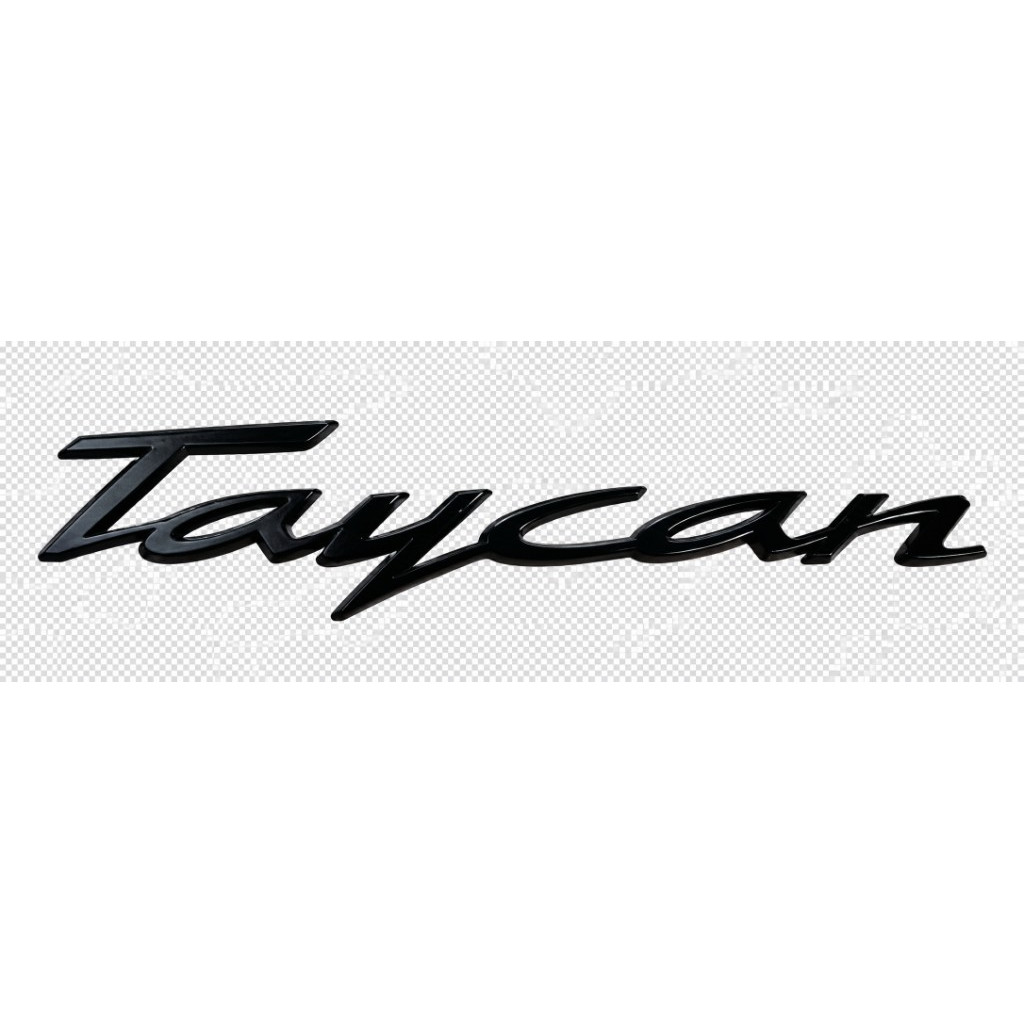 Emblemat Porsche Taycan Black Edition
