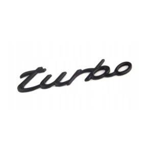 Emblemat Porsche Turbo Black Edition