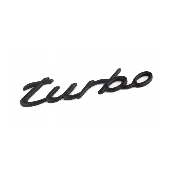 Emblemat Porsche Turbo Black Edition
