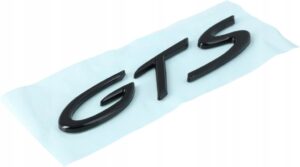 Emblemat Porsche GTS Black Edition czarny 1 szt.