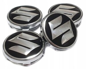 4x Dekielki Suzuki 60 mm, zestaw komplet