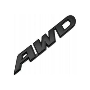 Emblemat Toyota AWD tył 91 x 15 mm czarny