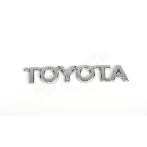 Emblemat Toyota srebrny 75441-0F020 94 x 18 mm 1 szt.